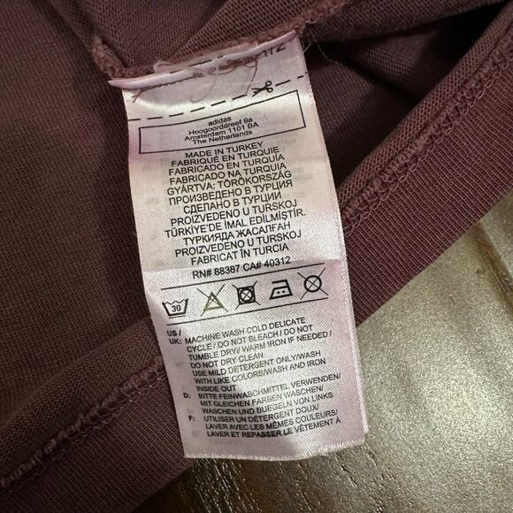 ADIDAS x DANIEL PATRICK x JAMES HARDEN T-Shirt Burgundy Short Sleeve Tee - Picture 8 of 10